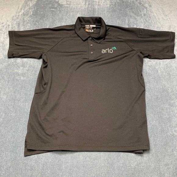 5.11 Tactical Other - 5.11 Tactical Arlo Polo Shirt Mens L Black Dark Wash Raglan Sleeve Tennis Golf